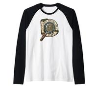 Always Hunting for Clues Escape Room Mystery Raglan Baseball Tee