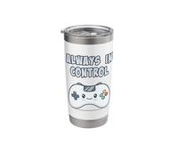 Always in Control Kawaii Controller Video Game Player Stainless Steel Insulated Tumbler