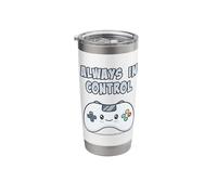 Always in Control Kawaii Controller Video Game Player Stainless Steel Insulated Tumbler