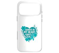 Always In My Heart Teal Case for iPhone 17 Pro Max