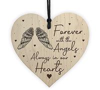 Always In Our Hearts Memorial Gift Hanging Plaque Mum Dad Nan Grandad Memorial