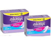 Always Incontinence Sensitive Bladder Pads, 64 Long Sanitary Pads, 2 Mega Pack Bundle (2 X 32)