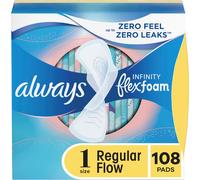 Always Infinity Feminine Pads for Women, Flexfoam Pads