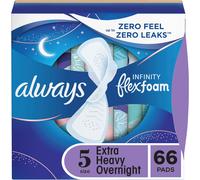 Always Infinity Feminine Pads for Women, Flexfoam Pads with Wings