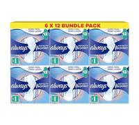 Always FlexProtect Sanitary Towels Normal (Size 1) with Wings 12 Pads, Unscented, for up to Zero Feel & Zero Leaks, Super-Absorbent & Flexible Protection