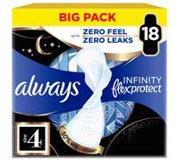 Always Infinity Sanitary Towels Value Pack Secure Night 18CT
