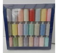 Always Knitting And Sewing 24 Coates Moon Spun Polyester Sewing Threads 1000yds Pale Or Bright Colours, Pastel