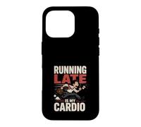 Always Late Is My Cardio Funny Office Worker Case for iPhone 16 Pro