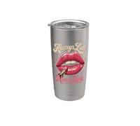 Always Late Never Ugly Sassy Lips Lipstick Funny Stainless Steel Insulated Tumbler