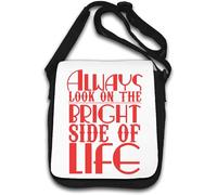 Always Look On The Bright Side of Life Shoulder Bag White