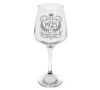 Always Looking Good 100th Birthday Gift Vintage 1925 Aged to Perfection Engraved Large Wine Glass Present for 100 Year Old Etched 400ml Wine Glass