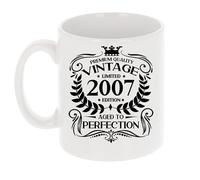 Always Looking Good 19th Birthday Gift for Men Vintage 2007 Aged to Perfection Mug Gift for Coffee Lovers Tea Cup Present for 19 Year Old 11oz Coffee Mug Funny Novelty Mug Gift for Men or Women
