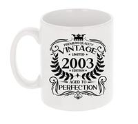 Always Looking Good 22nd Birthday Gift for Men Vintage 2003 Aged to Perfection Mug Gift for Coffee Lovers Tea Cup Present for 22 Year Old 11oz Coffee Mug Funny Novelty Mug Gift for Men or Women