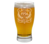 Always Looking Good 30th Birthday Gift for Men Vintage 1996 Aged to Perfection Engraved Pint Beer Glass Present for 30 Year Old Etched Cider Lager Beer Tulip Pint Glasses