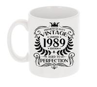 Always Looking Good 37th Birthday Gift for Men Vintage 1989 Aged to Perfection Mug Gift for Coffee Lovers Tea Cup Present for 37 Year Old 11oz Coffee Mug Funny Novelty Mug Gift for Men or Women