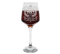 Always Looking Good 43rd Birthday Gift Vintage 1983 Aged to Perfection Engraved Large Wine Glass Present for 43 Year Old Etched 400ml Wine Glass