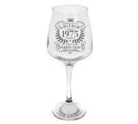 Always Looking Good 51st Birthday Gift Vintage 1975 Aged to Perfection Engraved Large Wine Glass Present for 51 Year Old Etched 400ml Wine Glass