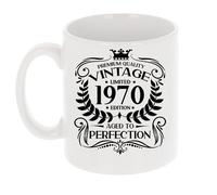 Always Looking Good 55th Birthday Gift for Men Vintage 1970 Aged to Perfection Mug Gift for Coffee Lovers Tea Cup Present for 55 Year Old 11oz Coffee Mug Funny Novelty Mug Gift for Men or Women