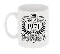Always Looking Good 55th Birthday Gift for Men Vintage 1971 Aged to Perfection Mug Gift for Coffee Lovers Tea Cup Present for 55 Year Old 11oz Coffee Mug Funny Novelty Mug Gift for Men or Women