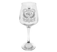 Always Looking Good 61st Birthday Gift Vintage 1965 Aged to Perfection Engraved Large Wine Glass Present for 61 Year Old Etched 400ml Wine Glass