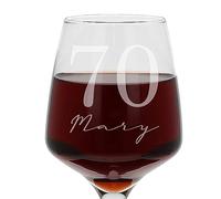 Always Looking Good 70th Birthday Gift Personalised Age & Name Engraved Large Wine Glass Present for 70 Year Old Etched 400ml Wine Glass