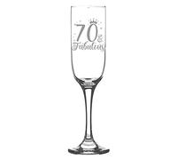 Always Looking Good 70th Birthday Gifts for Women 70 & Fabulous Engraved Champagne Flutes Present for 70 Year Old Ladies Champagne Glasses Laser Engraved Age Champagne Flute Glass