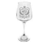 Always Looking Good 71st Birthday Gift Vintage 1955 Aged to Perfection Engraved Large Wine Glass Present for 71 Year Old Etched 400ml Wine Glass