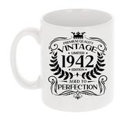 Always Looking Good 83rd Birthday Gift for Men Vintage 1942 Aged to Perfection Mug Gift for Coffee Lovers Tea Cup Present for 83 Year Old 11oz Coffee Mug Funny Novelty Mug Gift for Men or Women