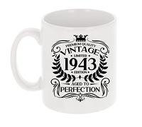 Always Looking Good 83rd Birthday Gift for Men Vintage 1943 Aged to Perfection Mug Gift for Coffee Lovers Tea Cup Present for 83 Year Old 11oz Coffee Mug Funny Novelty Mug Gift for Men or Women