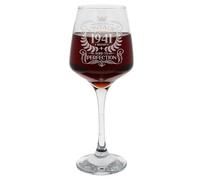 Always Looking Good 85th Birthday Gift Vintage 1941 Aged to Perfection Engraved Large Wine Glass Present for 85 Year Old Etched 400ml Wine Glass