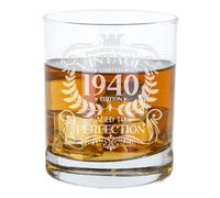 Always Looking Good 86th Birthday Gift for Men Vintage 1940 Aged to Perfection Engraved Whiskey Glass Present for 86 Year Old Etched Whisky Bourbon Scotch Lowball Tumbler Glasses