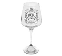 Always Looking Good 95th Birthday Gift Vintage 1930 Aged to Perfection Engraved Large Wine Glass Present for 95 Year Old Etched 400ml Wine Glass