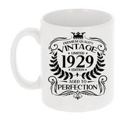 Always Looking Good 96th Birthday Gift for Men Vintage 1929 Aged to Perfection Mug Gift for Coffee Lovers Tea Cup Present for 96 Year Old 11oz Coffee Mug Funny Novelty Mug Gift for Men or Women