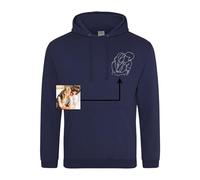 Always Looking Good Custom Embroidered Faceless Portrait Outline Hoodie - Personalised Unisex Design Custom Hoodie - Embroidered Jumper for Men and Women - Matching Couples Gifts Hooded Sweatshirt