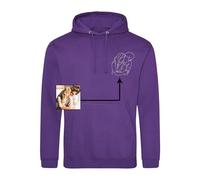 Always Looking Good Custom Embroidered Faceless Portrait Outline Hoodie - Personalised Unisex Design Custom Hoodie - Embroidered Jumper for Men and Women - Matching Couples Gifts Hooded Sweatshirt