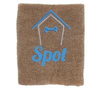 Always Looking Good Embroidered Personalised Dog Towel Super Absorbent Drying Dog Towel New Puppy Gifts Pet Presents… (Medium, Brown)
