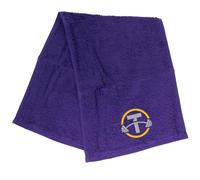 Always Looking Good Gym Towel with Monogrammed Embroidery Initial Gift for Men & Women, Training Accessory Gift, Gym Towel Present for Weight Lifting Birthday, Retirement, Christmas - Purple, T