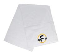 Always Looking Good Gym Towel with Monogrammed Embroidery Initial Gift for Men & Women, Training Accessory Gift, Gym Towel Present for Weight Lifting Birthday, Retirement, Christmas - White, F