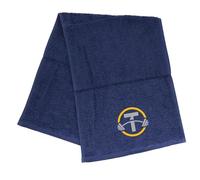 Always Looking Good Gym Towel with Monogrammed Embroidery Initial Gift for Men & Women, Training Accessory Gift, Gym Towel Present for Weight Lifting Birthday, Retirement, Christmas - Navy, T