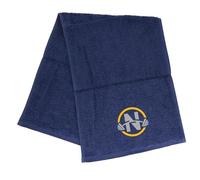 Always Looking Good Gym Towel with Monogrammed Embroidery Initial Gift for Men & Women, Training Accessory Gift, Gym Towel Present for Weight Lifting Birthday, Retirement, Christmas - Navy, N