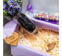 Always Looking Good Personalised Engraved Bridesmaid Proposal Gift Box With Etched Champagne Glass | Chief Bridesmaid Box | Maid of Honour Box (Red)