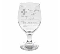 Always Looking Good Personalised Engraved Prescription Cider Glass Craft Beer Pint Glass Novelty Funny Birthday Gift - Any Name (Snifter - Pint Glass, Empty Glass)