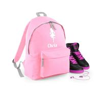 Always Looking Good Personalised Irish Dancer Backpack Stylish Rucksack for Girls or Kids, 12L Durable School Bag Dance Kit Holder, 28x38x19cm Cool Performance Gear Storage - Baby Pink