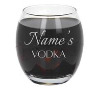 Always Looking Good Personalised Name's Vodka Engraved Novelty Hiball Tumbler Glass Customised with Any Name for Any Occasion, Laser Engraved Vodka Gifts for Women & Men Custom Glass (Small Tondo)