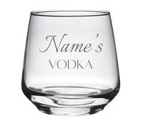 Always Looking Good Personalised Name's Vodka Engraved Novelty Hiball Tumbler Glass Customised with Any Name for Any Occasion, Laser Engraved Vodka Gifts for Women & Men Custom Glass (Small Tallo)