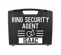 Always Looking Good Personalised Pageboy Ring Security Box Briefcase with Hancduffs Page Boy Proposal Gifts Wedding Ring Bearer Box Gifts for Page Boy Page Boy Proposal Gift Ring Security Ring Box