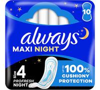 Always Maxi Night ProFresh Pads 10 Pack