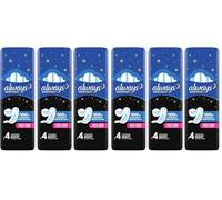 Always Maxi Night Profresh | Ultra Absorbent with Odor Protection for Night Use - 6 Pack Bundle (Total 27 Pads)