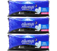 Always Maxi Profresh Night Sanitary Towels X9