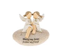 Angels Jeans Engraved Pebble Gift – Always My Sister Forever My Friend